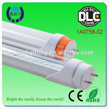 20w 4ft 110lm/w DLC UL led t8 tube lighting 1.2m